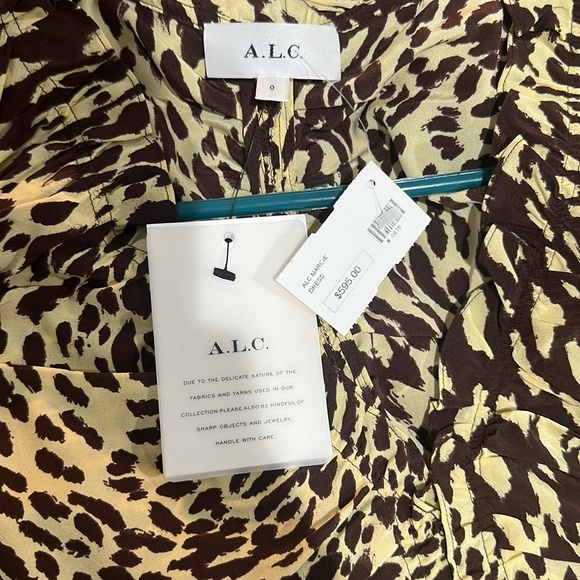A.L.C Marcie Silk Mini Dress - Picture 7 of 7